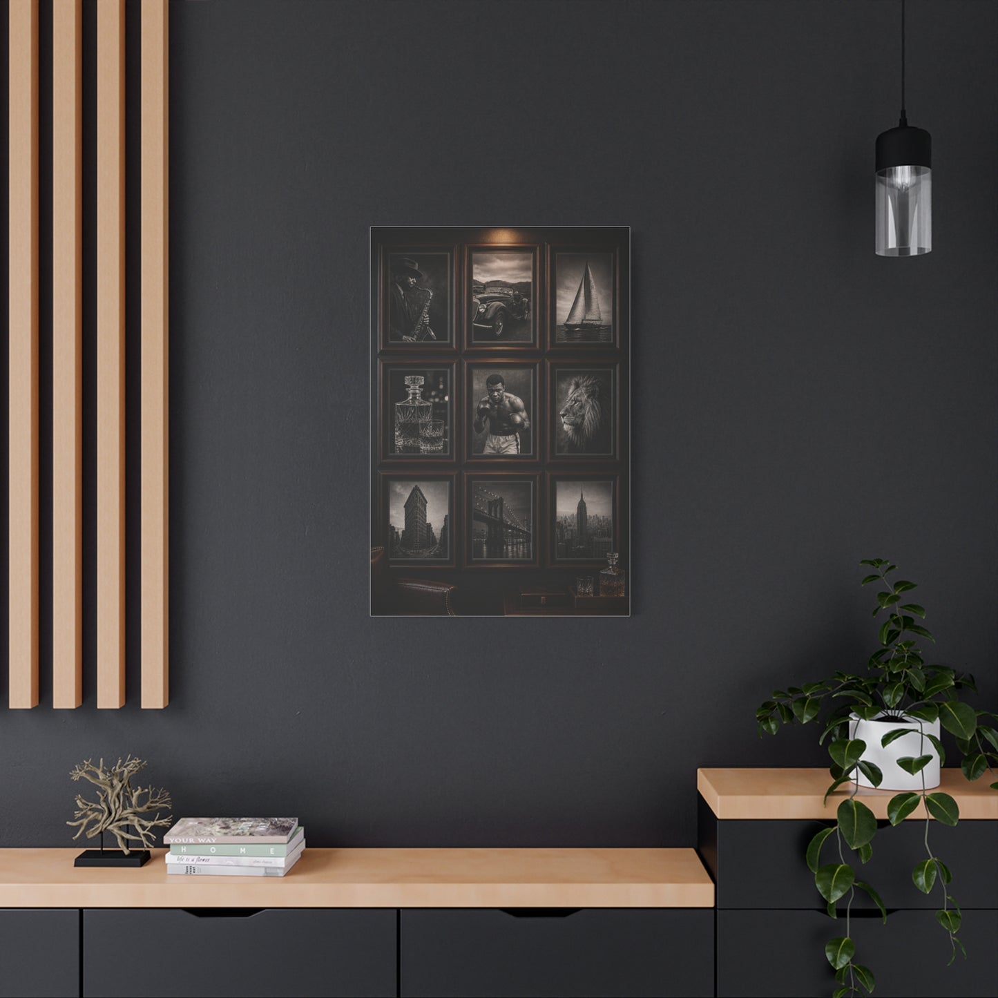 Executive Lounge Gallery Grid Wall Art & Canvas Print