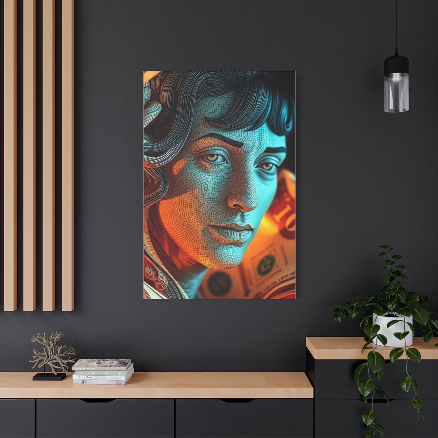 Affluent Abstraction Canvas wall art & canvas print