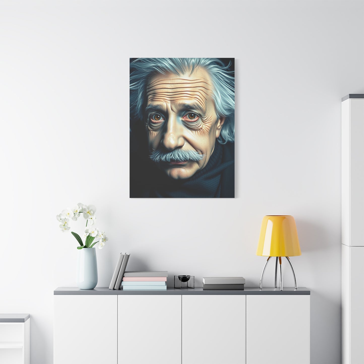 Albert Einstein Art Refined Canvas Wall Art & Canvas Print