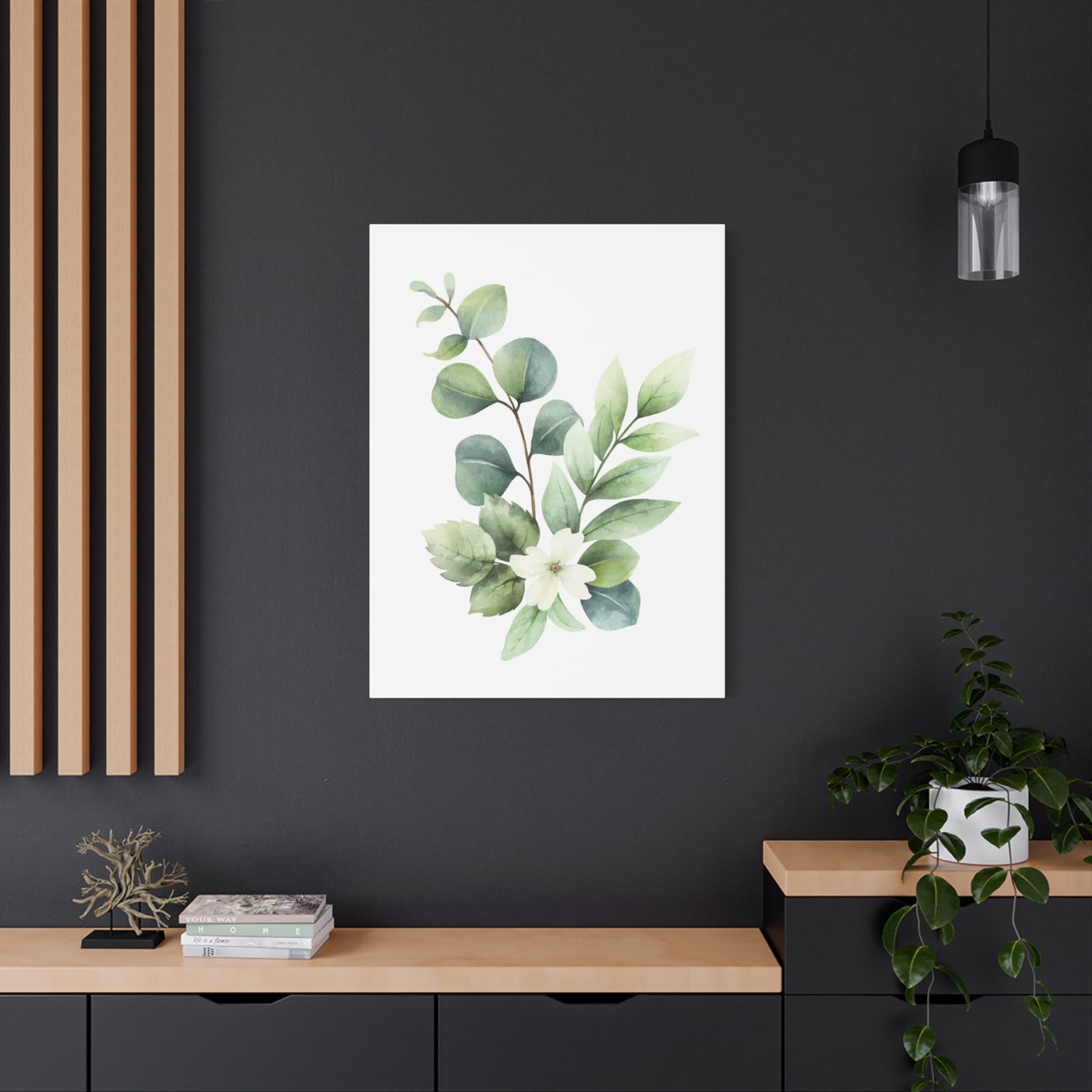 Eucalyptus Plant Light Wall Art & Canvas Prints
