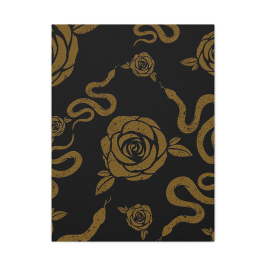 Snake And Rose Wall Art & Canvas Prints