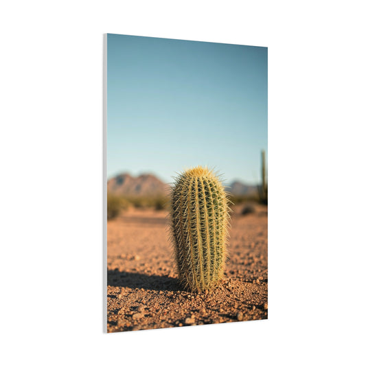 Barrel Cactus Desert Minimalism Wall Art & Canvas Prints