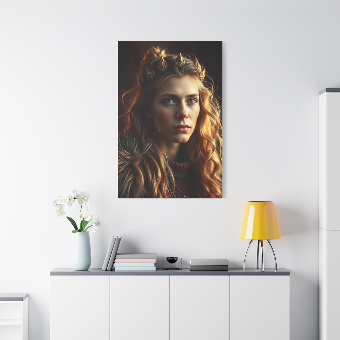 Amber Glimmer Tapestry Wall Art & Canvas Print