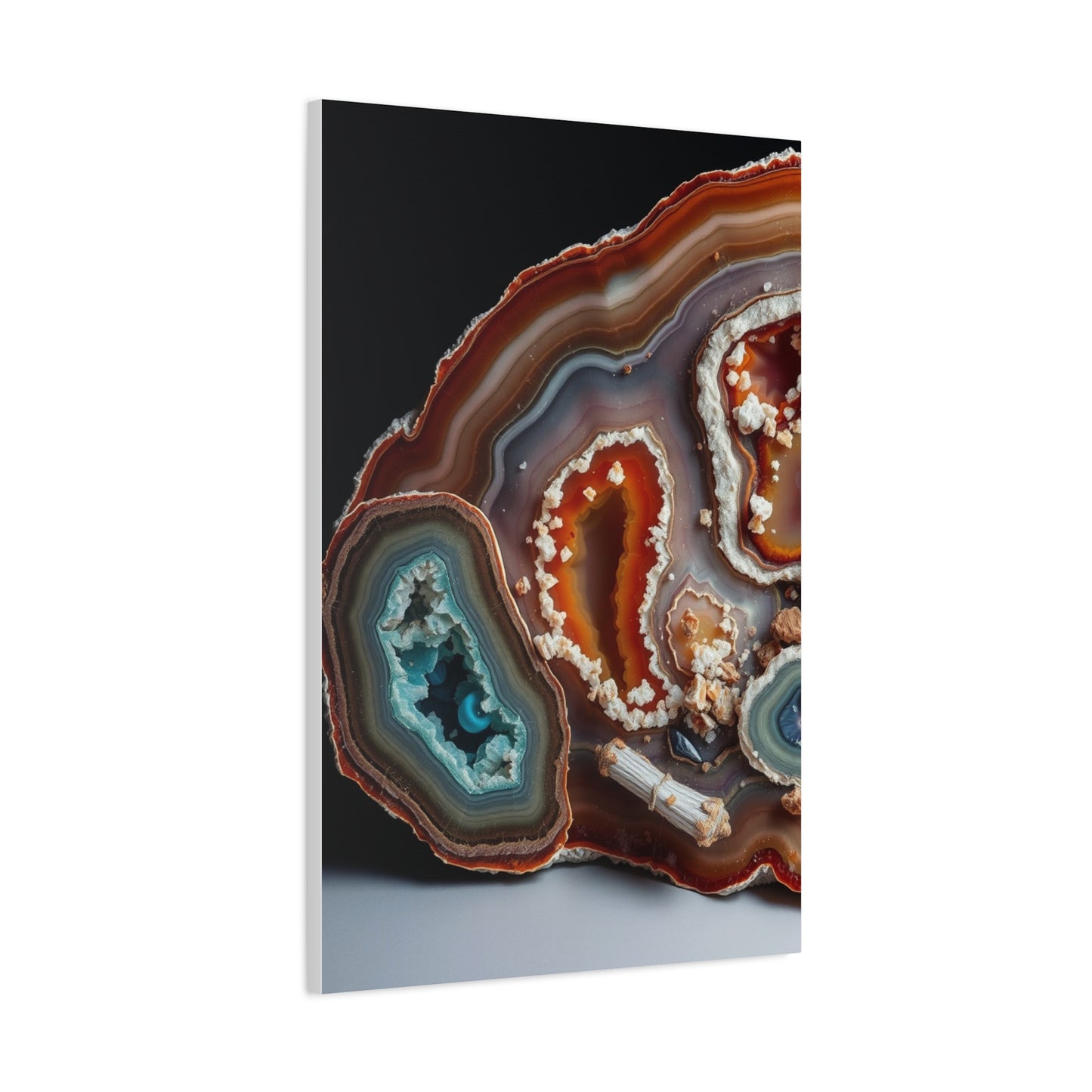 Agates, Geodes & Minerals Art Refined Canvas Wall Art & Canvas Print