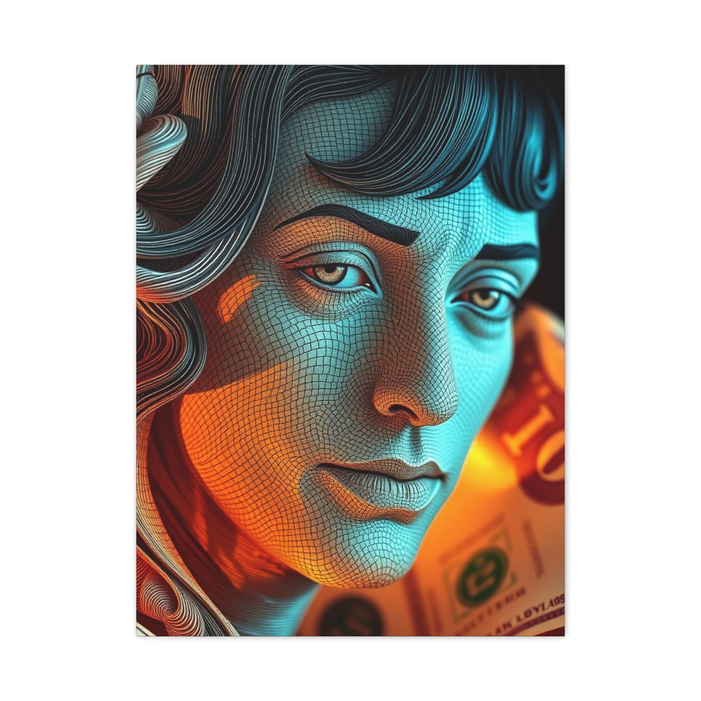 Affluent Abstraction Canvas wall art & canvas print