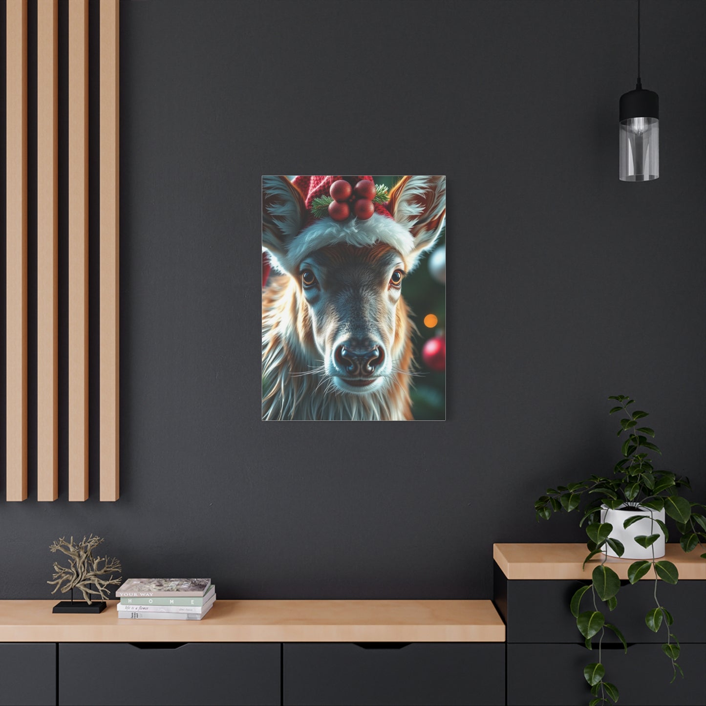 Yuletide Fauna Elegance wall art & canvas print