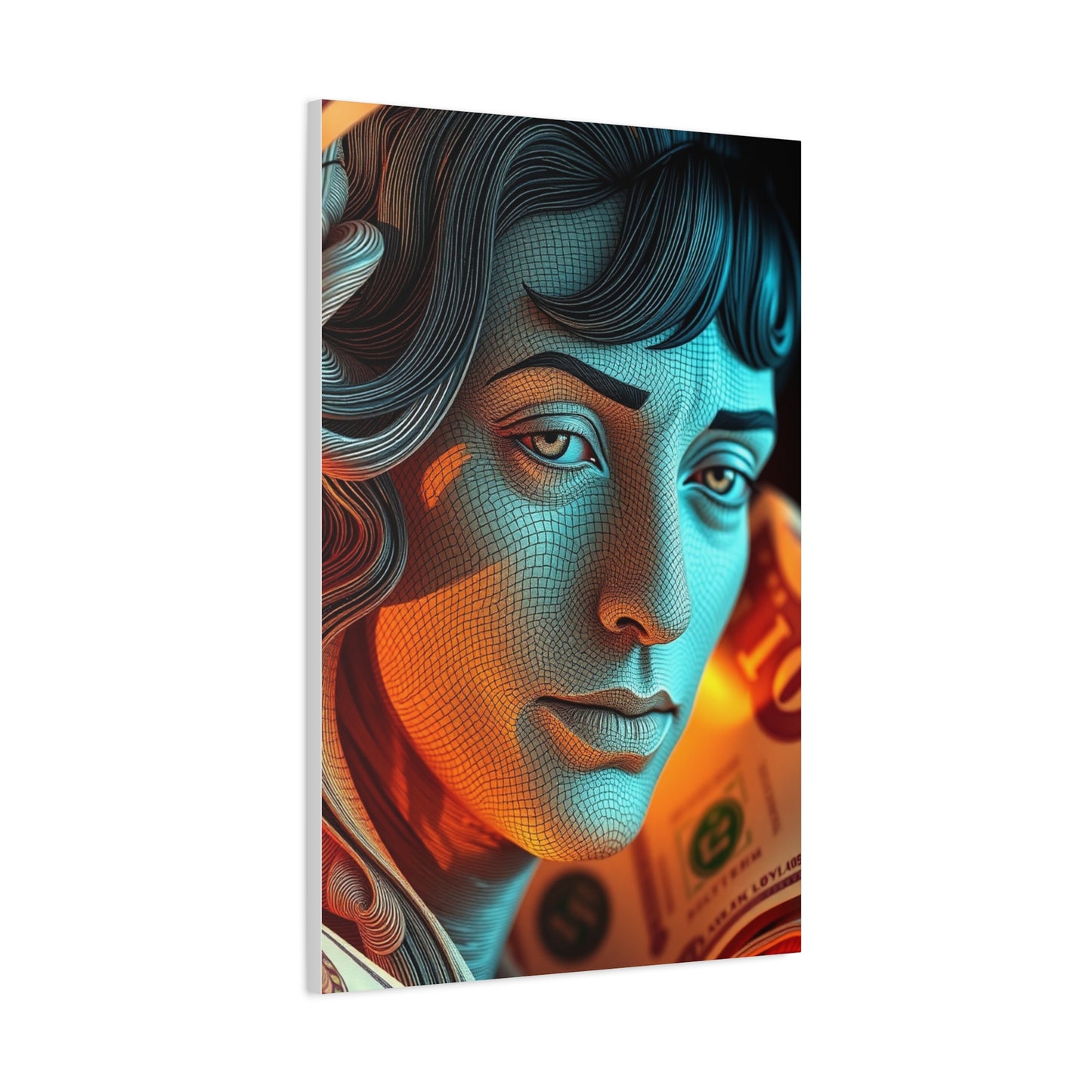 Affluent Abstraction Canvas wall art & canvas print