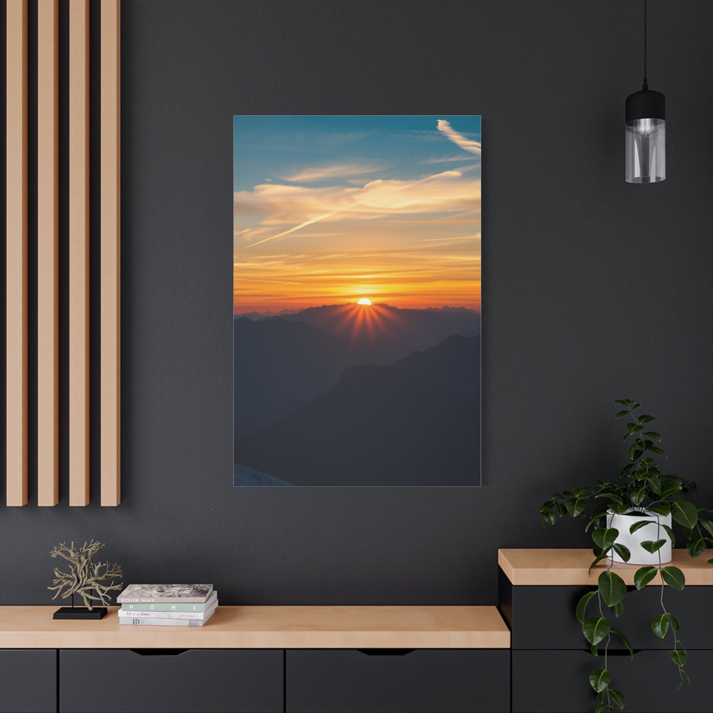 Alpine Dawn & Dusk Masterpiece Wall Art & Canvas Print