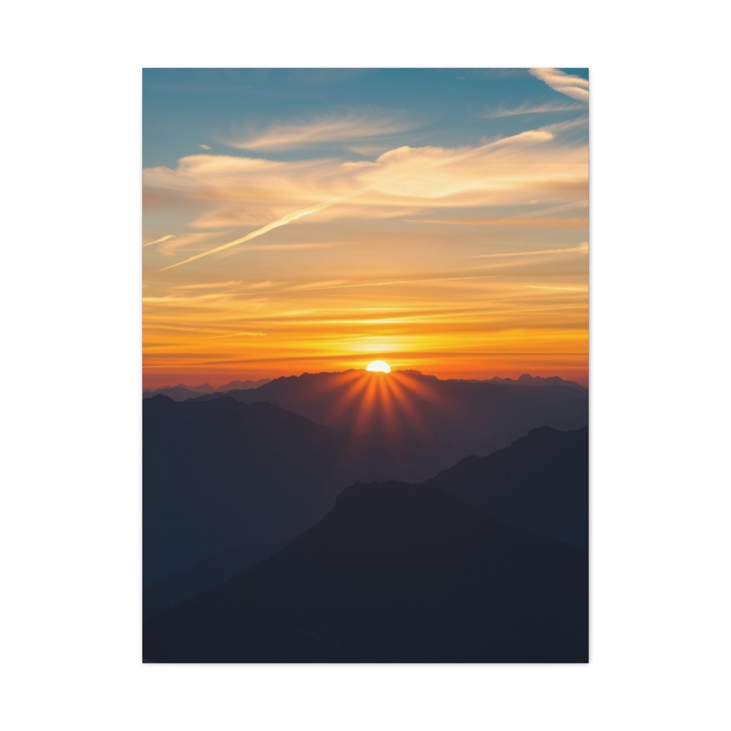 Alpine Dawn & Dusk Masterpiece Wall Art & Canvas Print