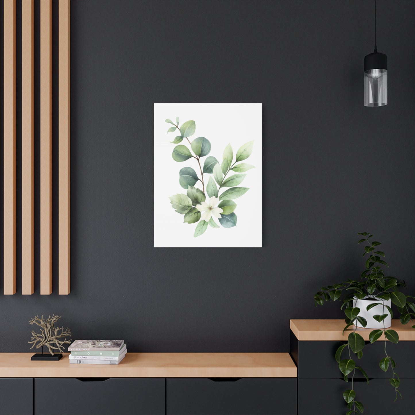 Eucalyptus Plant Light Wall Art & Canvas Prints