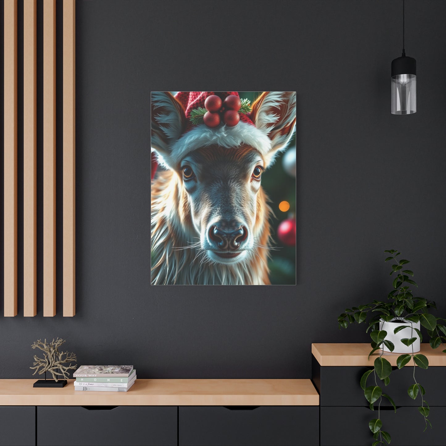 Yuletide Fauna Elegance wall art & canvas print