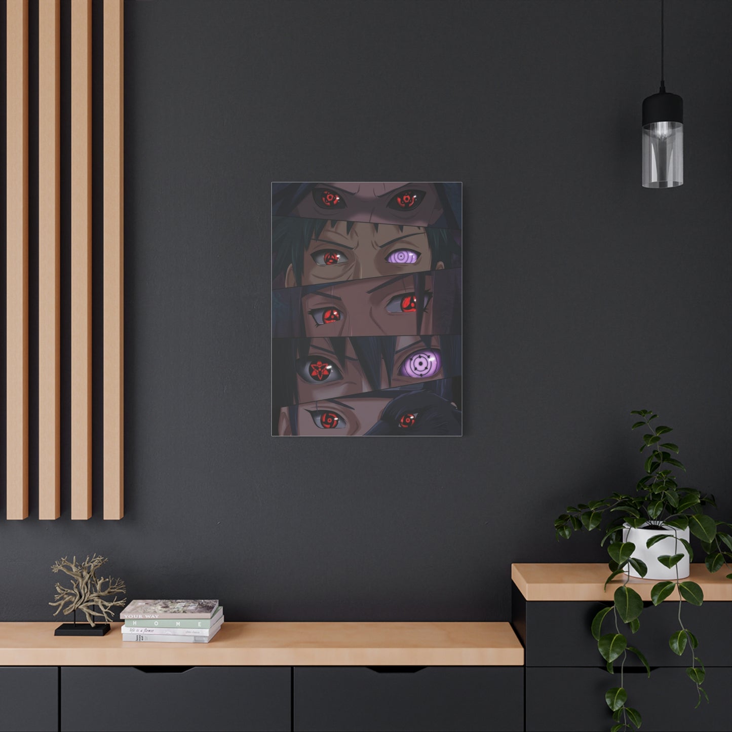 Naruto Uchiha Visual Prowess Eyes Poster Wall Art & Canvas Print