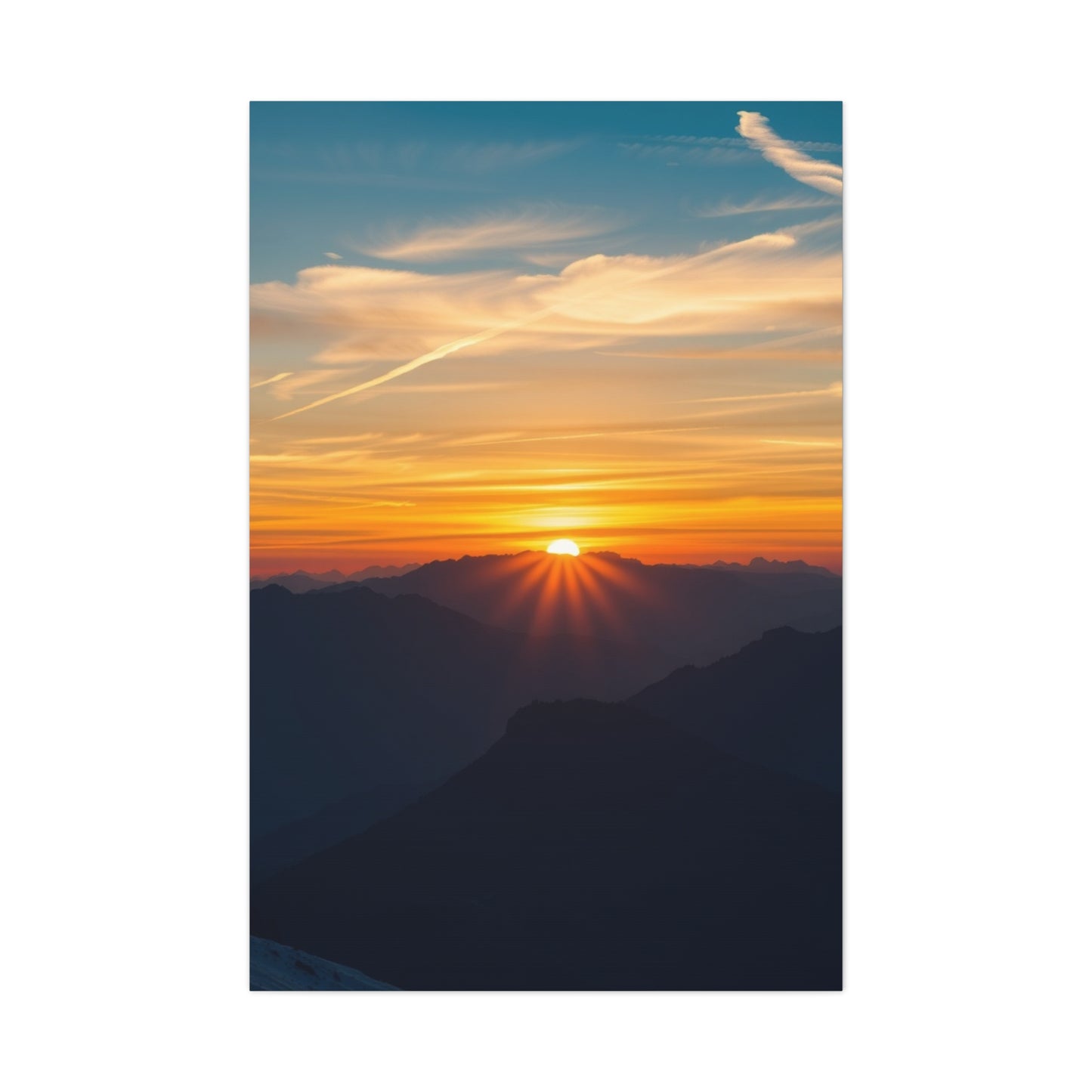Alpine Dawn & Dusk Masterpiece Wall Art & Canvas Print