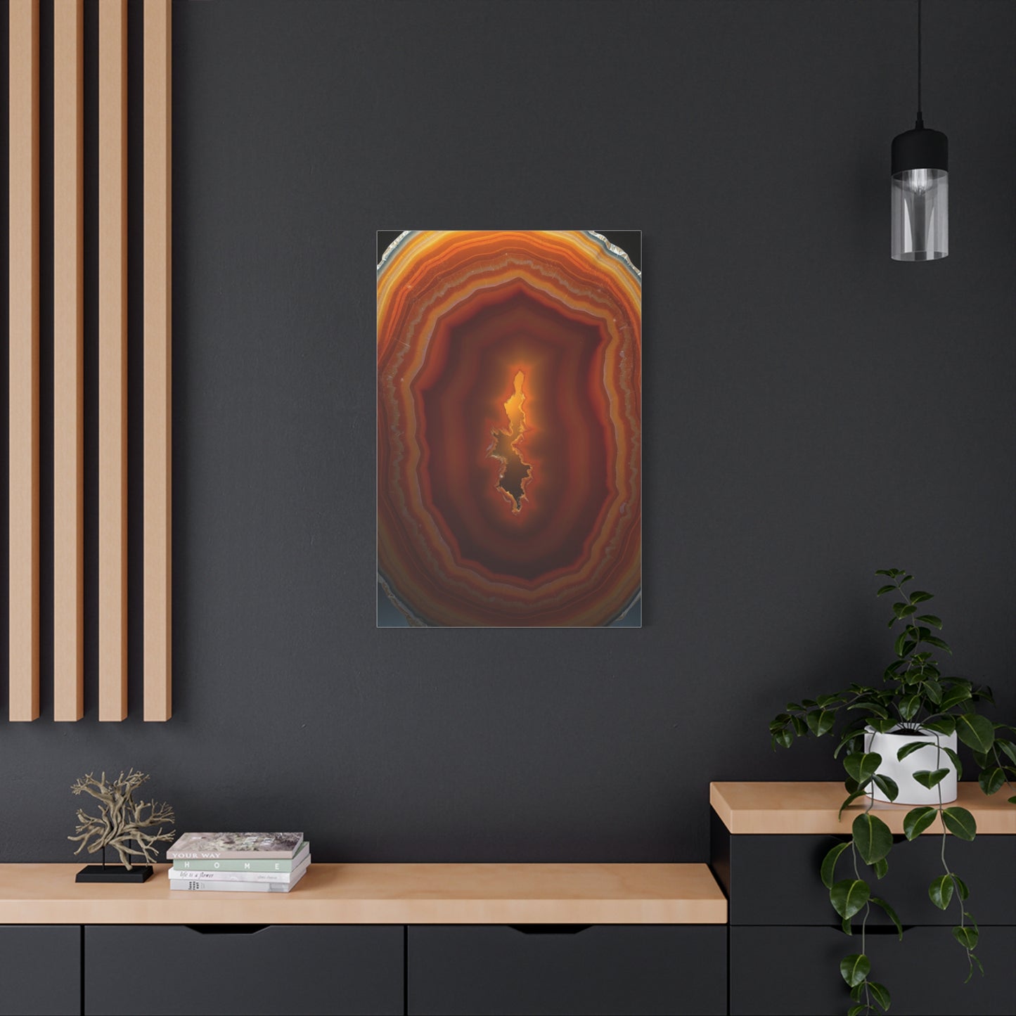 Agates, Geodes & Minerals Art Luxury Canvas Wall Art & Canvas Print