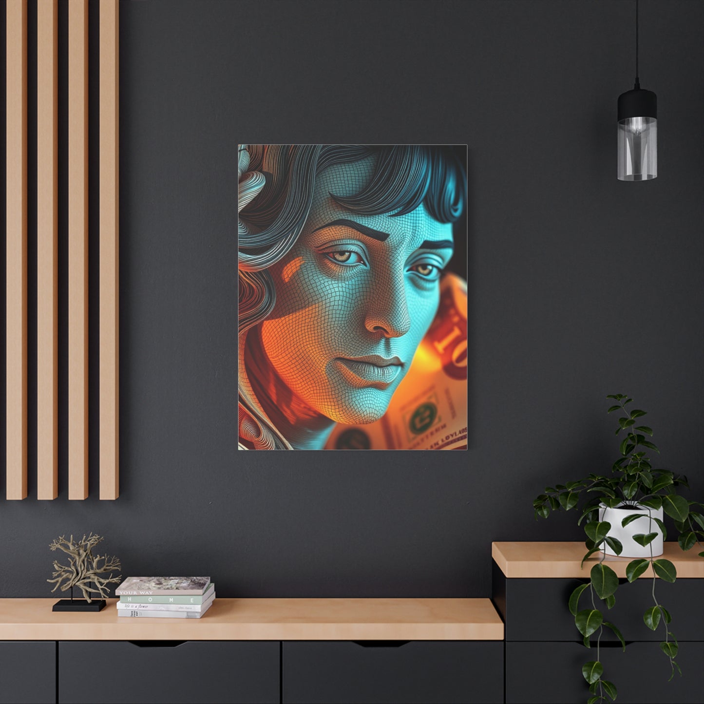 Affluent Abstraction Canvas wall art & canvas print